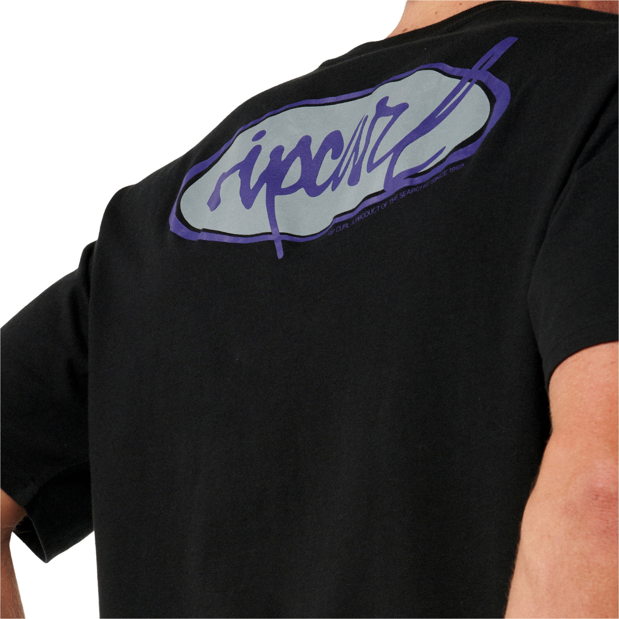 2026 Rip Curl Mens Rip Script Tee 14HMTE - Black